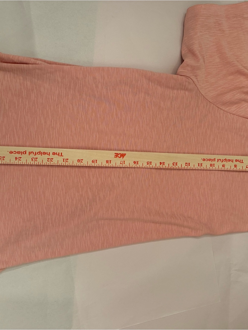 J. Jill Pima-Slub Elbow-Sleeve Tee in Salmon Pink - 100% Pima Cotton - Size 3X - Picture 5 of 7